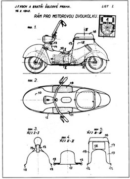 first pre-war plans for a Cezeta scooter