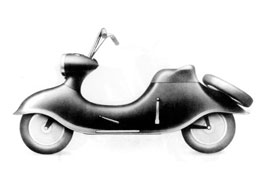 first scooter Vlastovka from constructor JF Koch