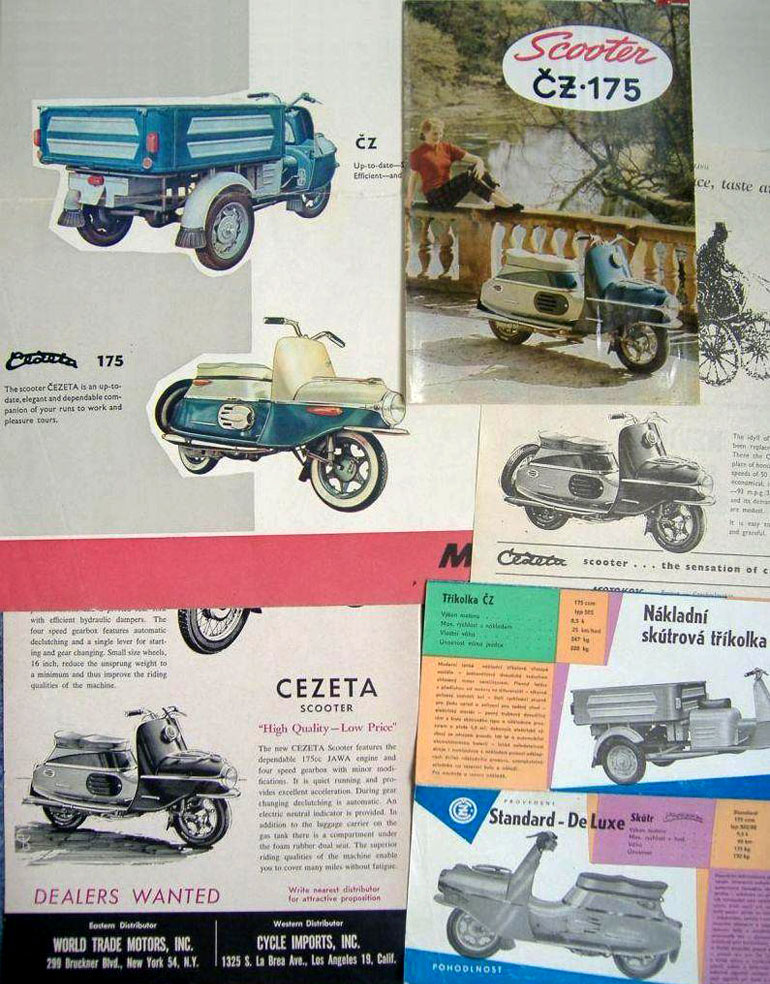 History of Cezeta scooters