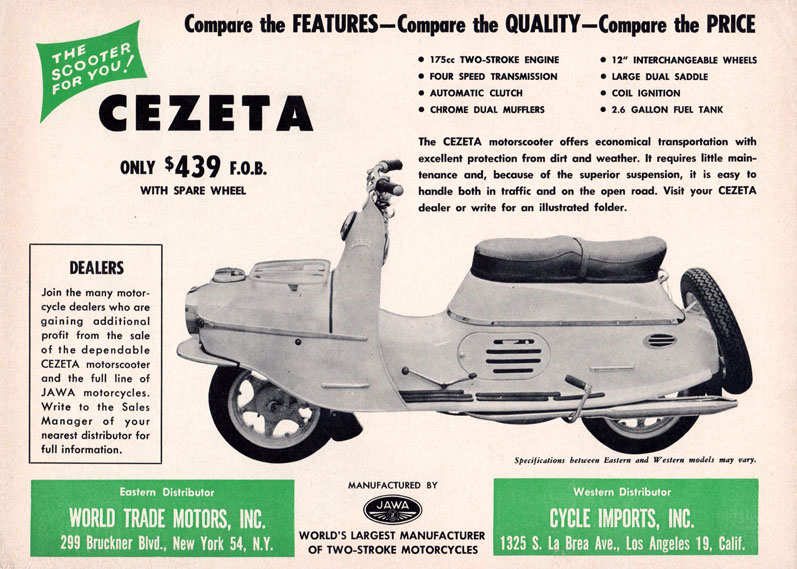 History of Cezeta scooters